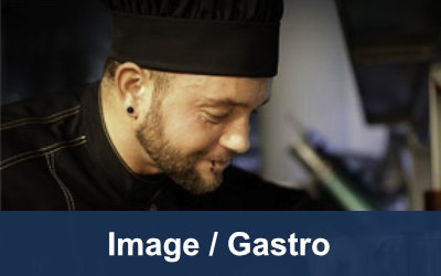 Mann mit Gastro Bekleidung