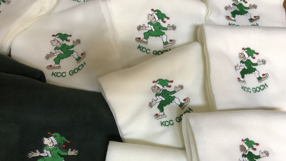 Gesticktes Logo des KCC Goch